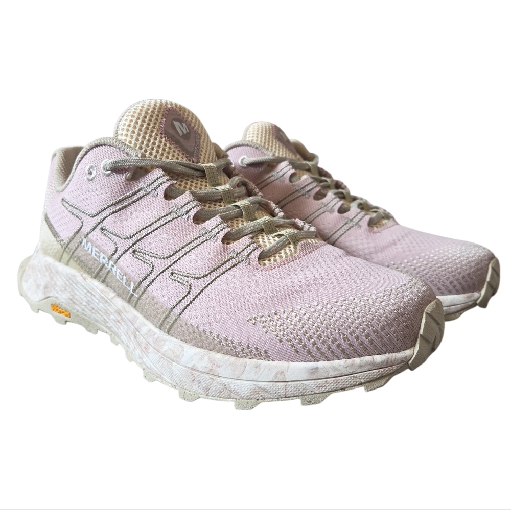 Merrell Moab Flight Women's Trail Running Shoes 9 Rose Vibram Sole